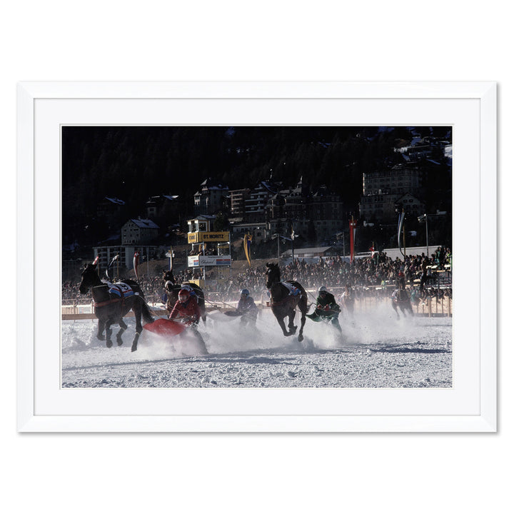 Getty Images, "Skijoring", Slim Aarons, January 1, 1989 by Soicher Marin