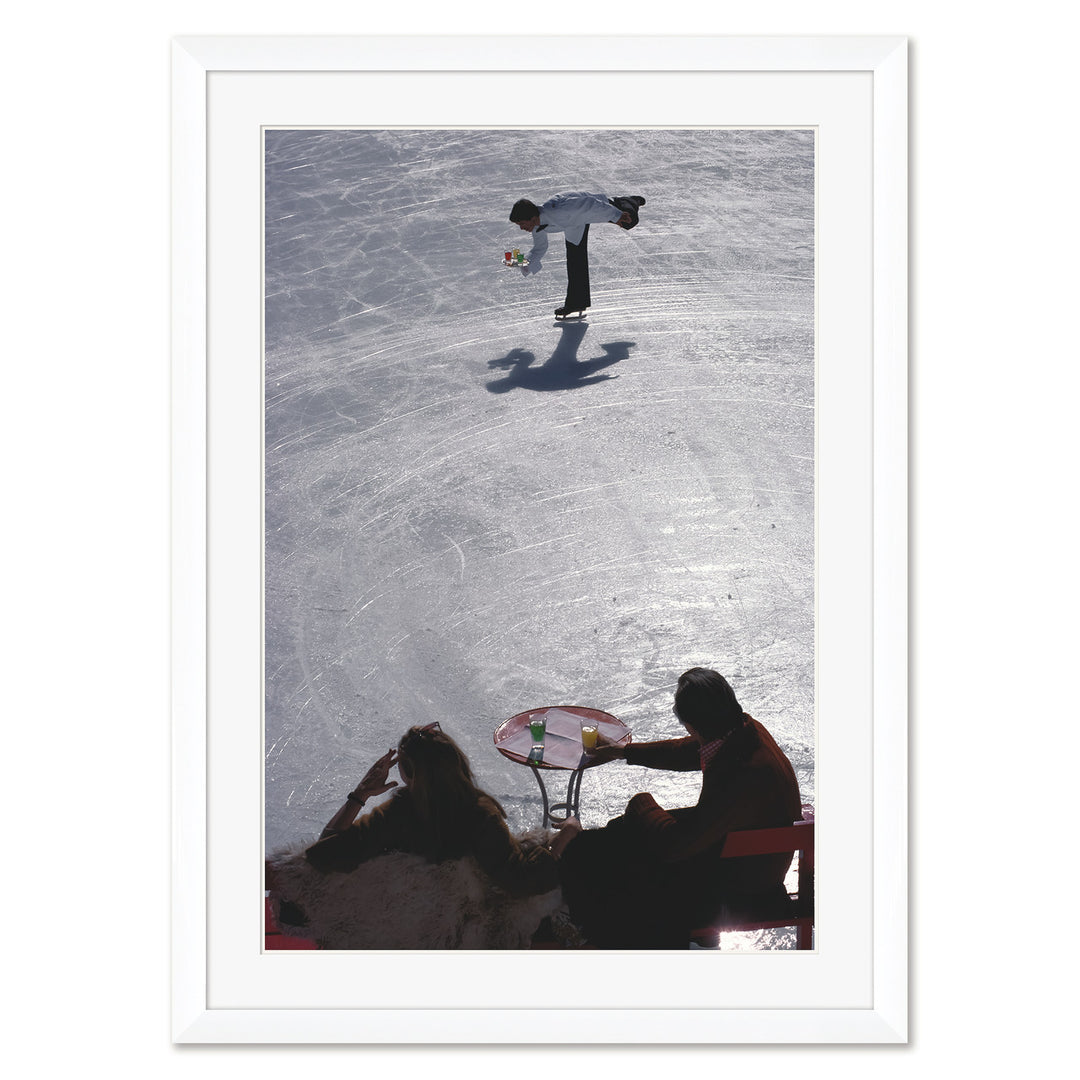 Getty Images, "Skating Waiter", Slim Aarons, March 1, 1978 by Soicher Marin