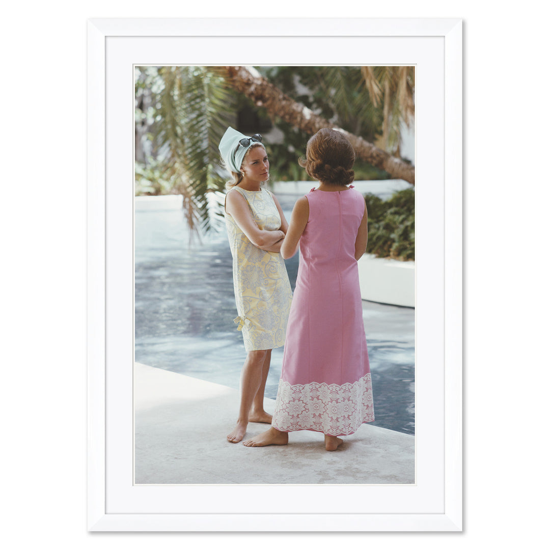 Getty Images "Poolside Pulitzer," Slim Aarons, April 1, 1964 by Soicher Marin
