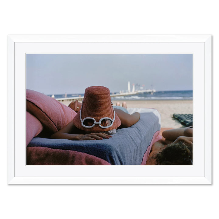 Getty Images, "Sunbathing in Venice," Slim Aarons, January 1, 1954 by Soicher Marin