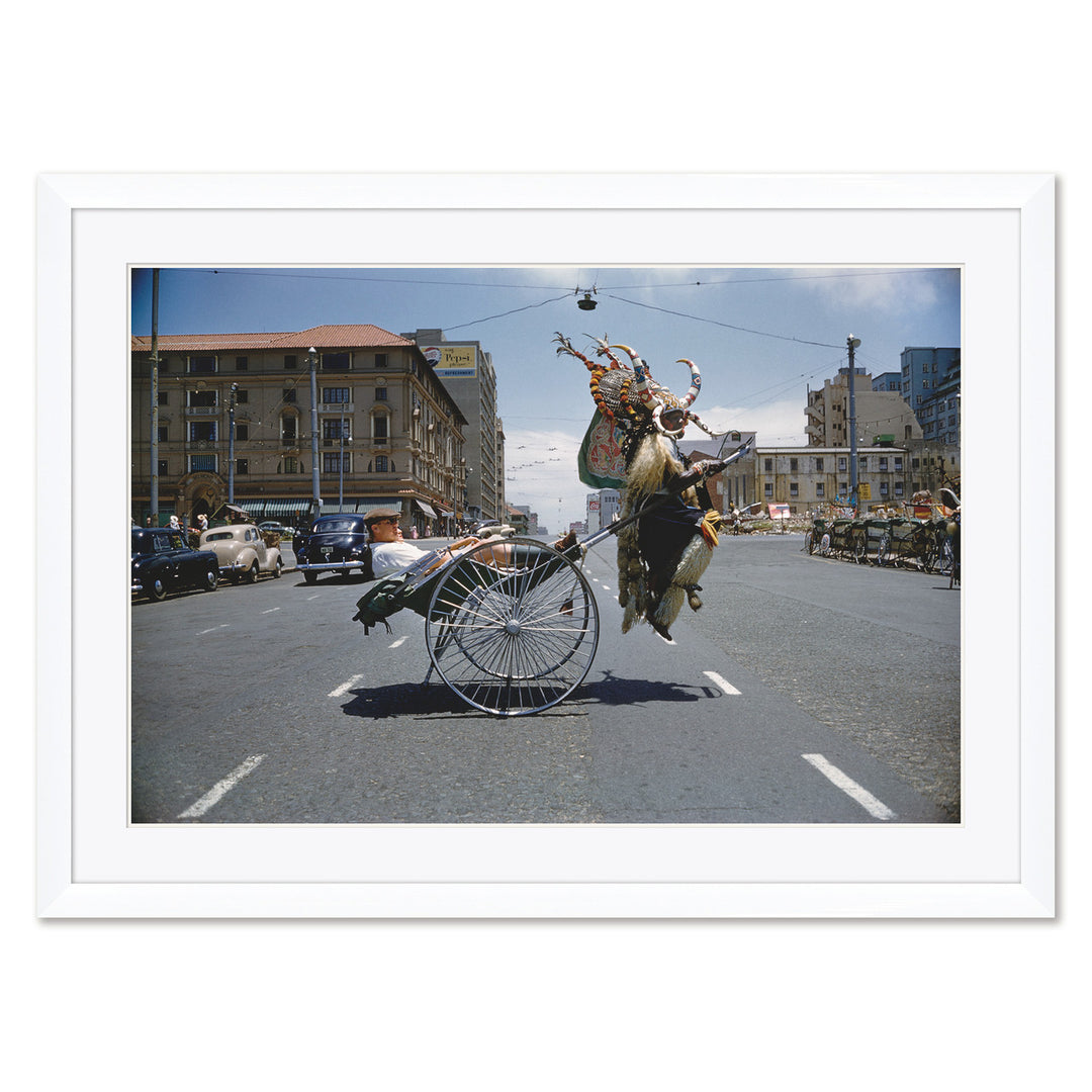 Getty Images, "Rickshaw, South Africa," Slim Aarons, January 1, 1958 by Soicher Marin