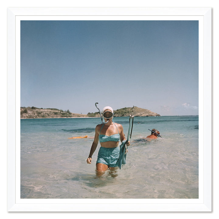 Getty Images, "Snorkelling in Antigua," Slim Aarons, January 1, 1960 by Soicher Marin