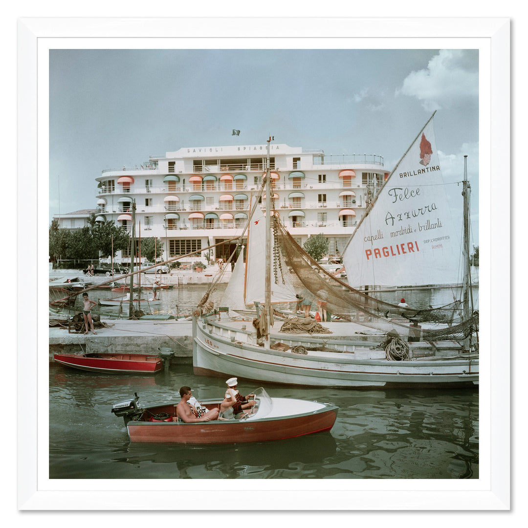 Getty Images, "Savioli Spiaggia Hotel," Slim Aarons, January 1, 1956 by Soicher Marin