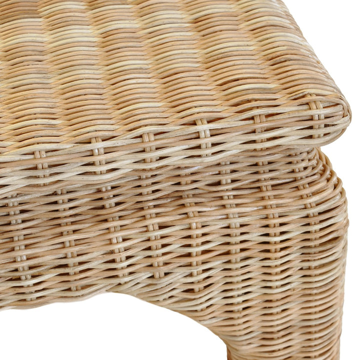 Guinevere - Ming Style Coffee Table In Woven Rattan