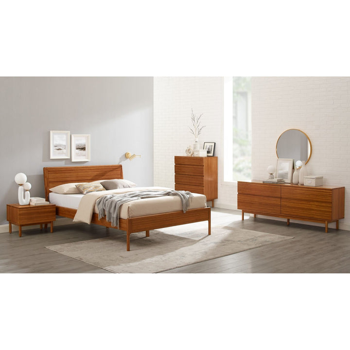 Ventura King Platform Bed - Amber