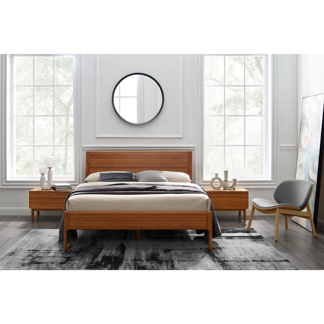 Ventura King Platform Bed - Amber