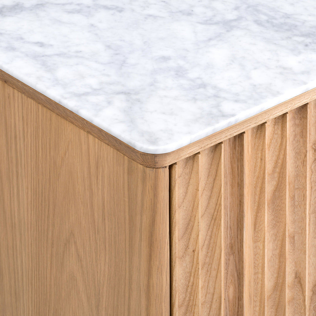 Co.House Olive Reeded Sideboard