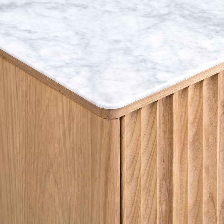 Co.House Olive Reeded Sideboard