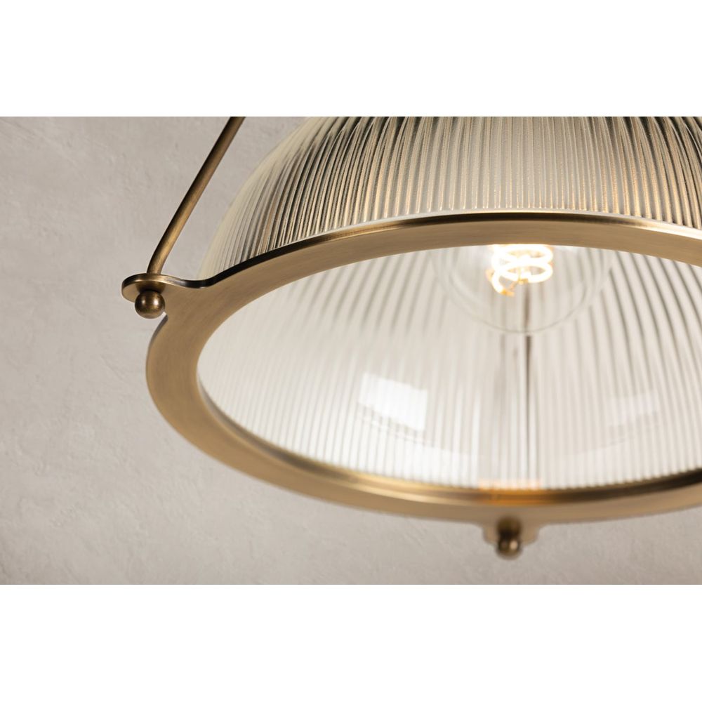 Flush Mounts Glint Semi Flush - Patina Brass