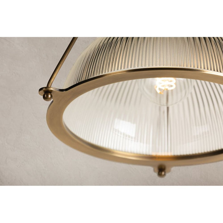 Flush Mounts Glint Semi Flush - Patina Brass