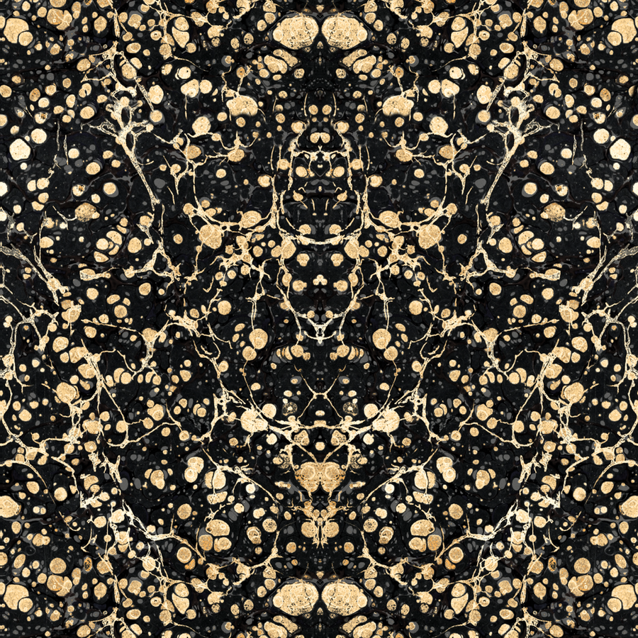 Alternate view of Golden Splatter Wallpaper, featuring wallpaper and wall-covering sheet goods.
