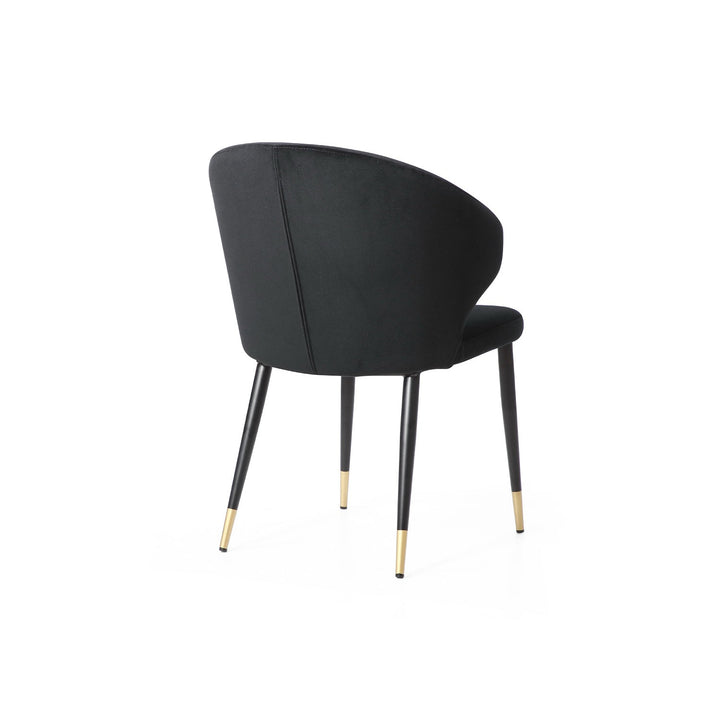 Gracie Dining Chair-Whiteline Modern Living-WHITELINE-DC1795F-BLK-Dining Chairs-5-France and Son