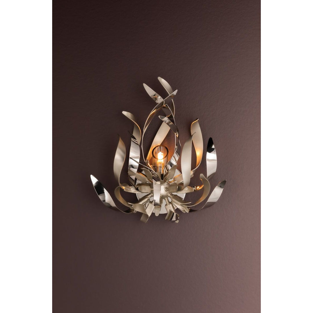 Graffiti Wall Sconce - Silver Leaf