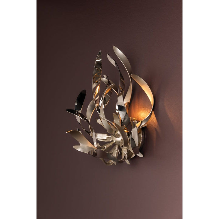 Graffiti Wall Sconce - Silver Leaf