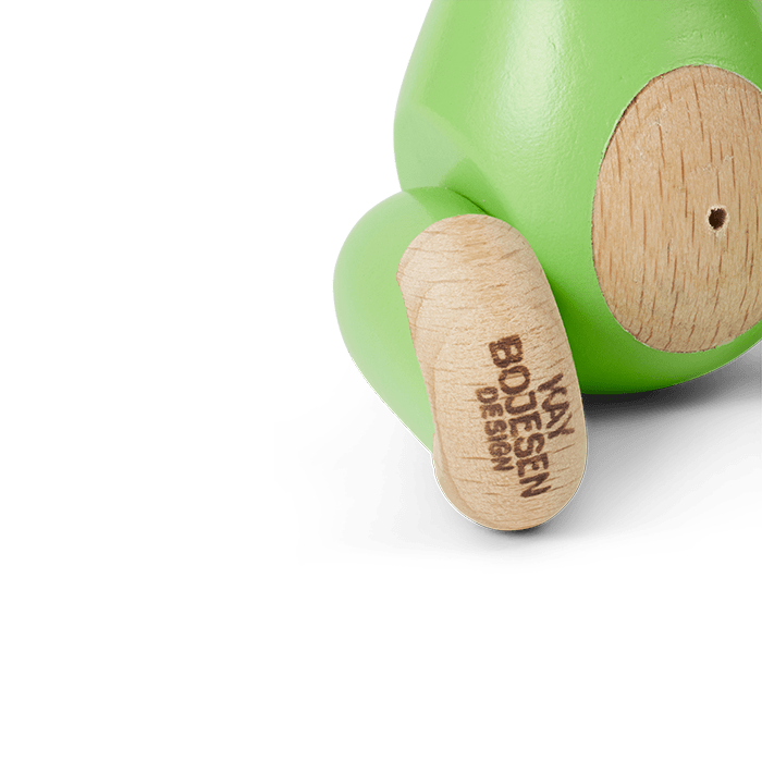Kay Bojesen Monkey, Mini, Light Green, H: 3.7"