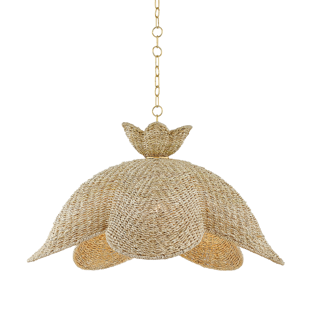 Pendants Solie Pendant-Aged Brass