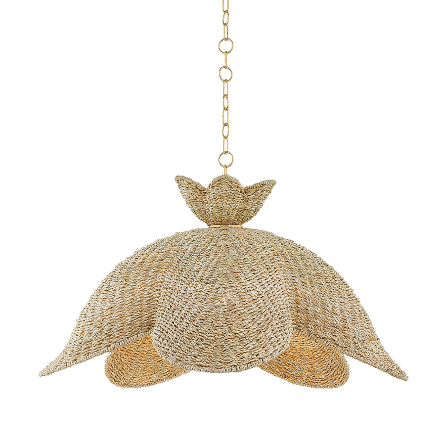 Pendants Solie Pendant-Aged Brass