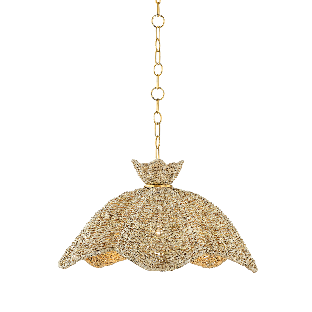 Pendants Solie Pendant-Aged Brass