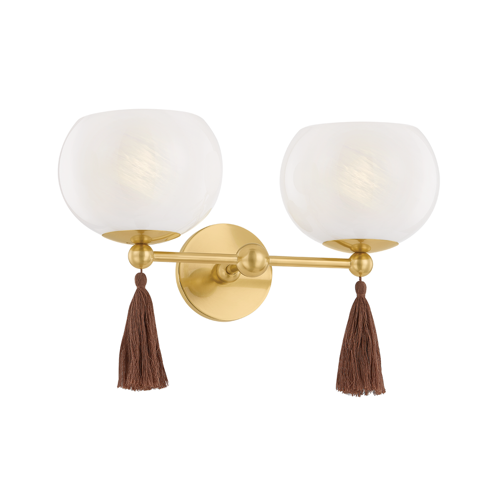 Wall Lighting Niya Wall Sconce-Aged Brass