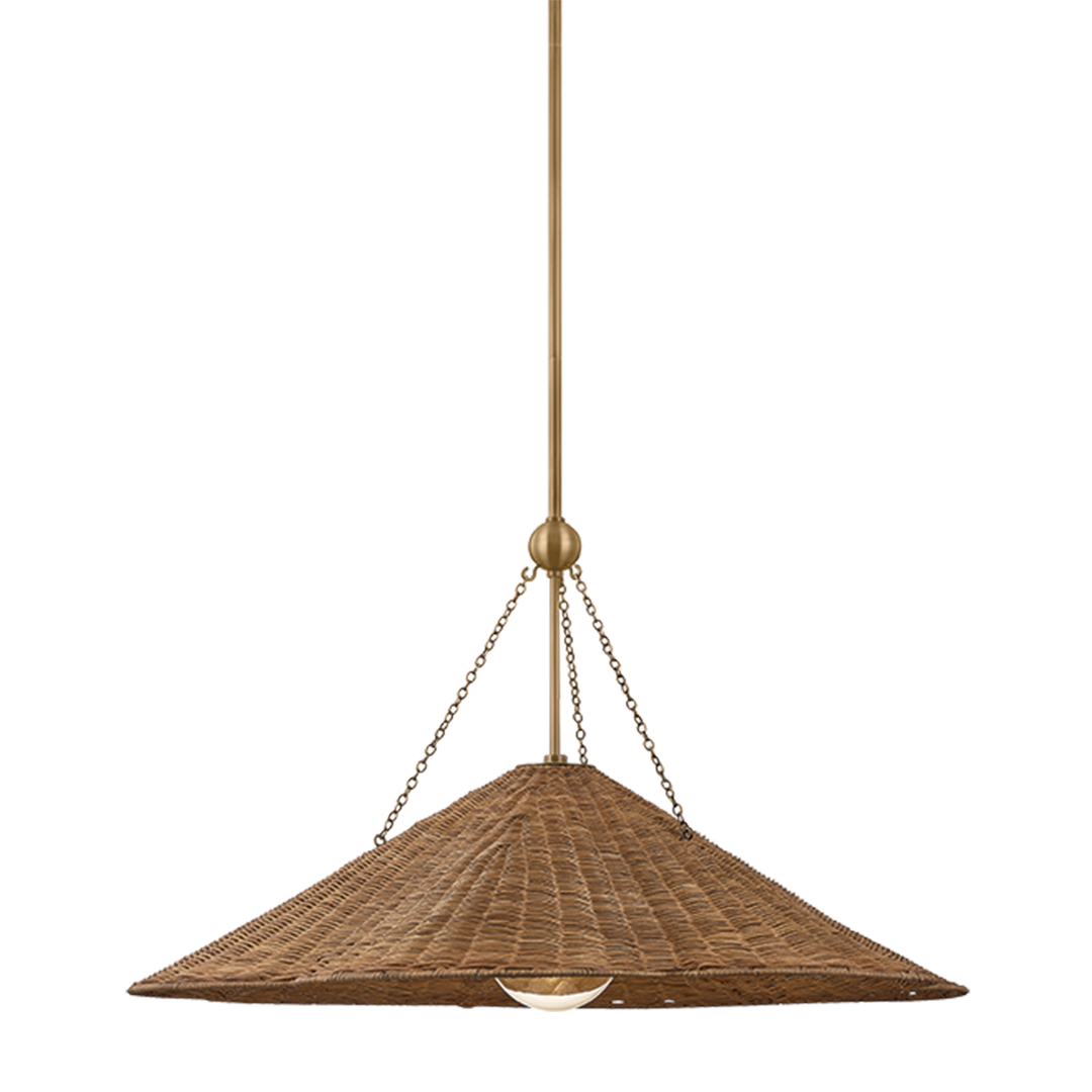 Annmarie Pendant - Patina Brass