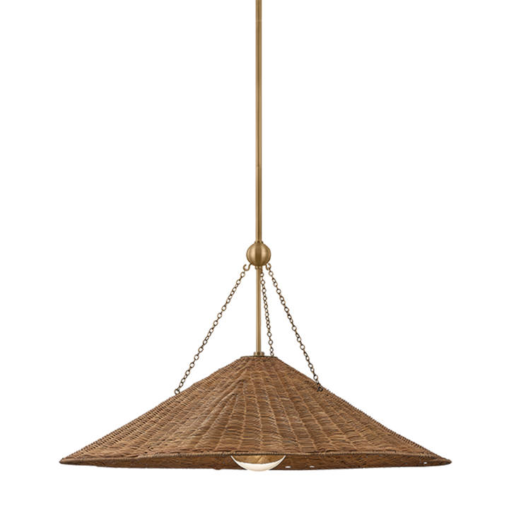 Annmarie Pendant - Patina Brass