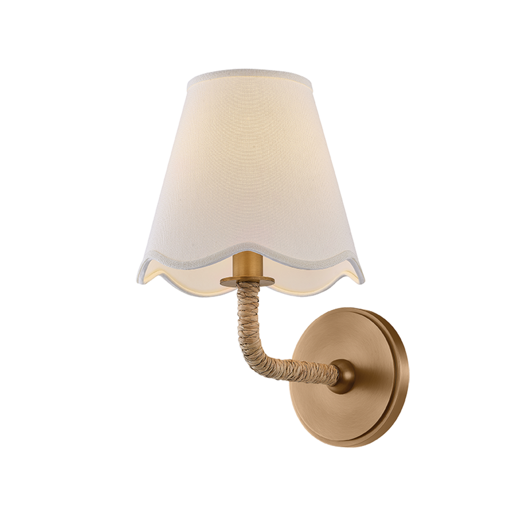 Olia Wall Sconce - Patina Brass