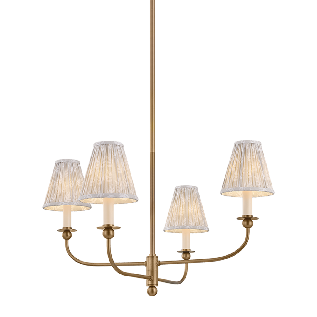 Ryle Chandelier - Patina Brass