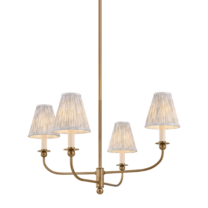 Ryle Chandelier - Patina Brass