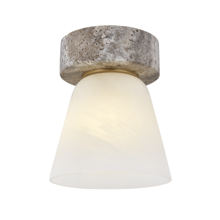 Lea Flush Mount - Patina Brass