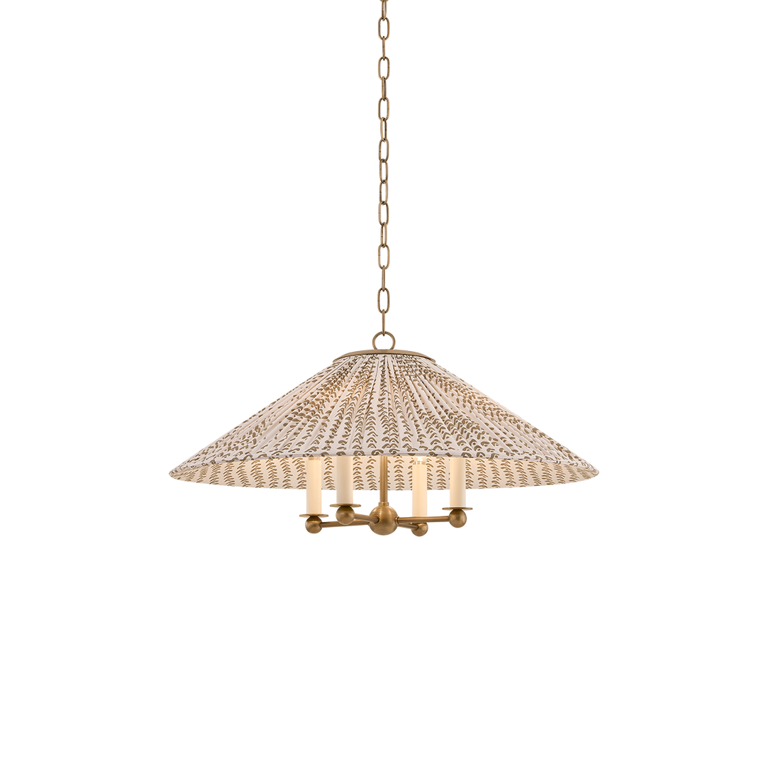 Isla Chandelier - Patina Brass