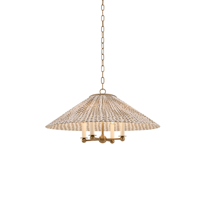 Isla Chandelier - Patina Brass
