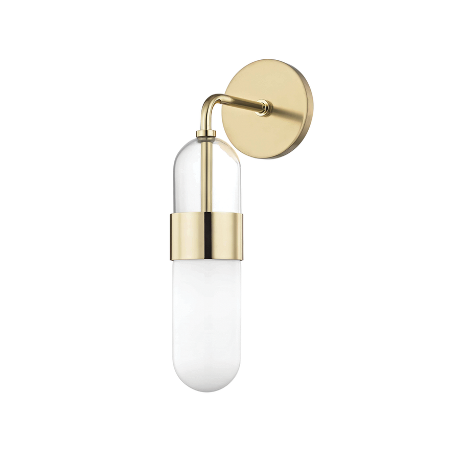 Wall Lighting Emilia 1 Light Wall Sconce - Polished Brass