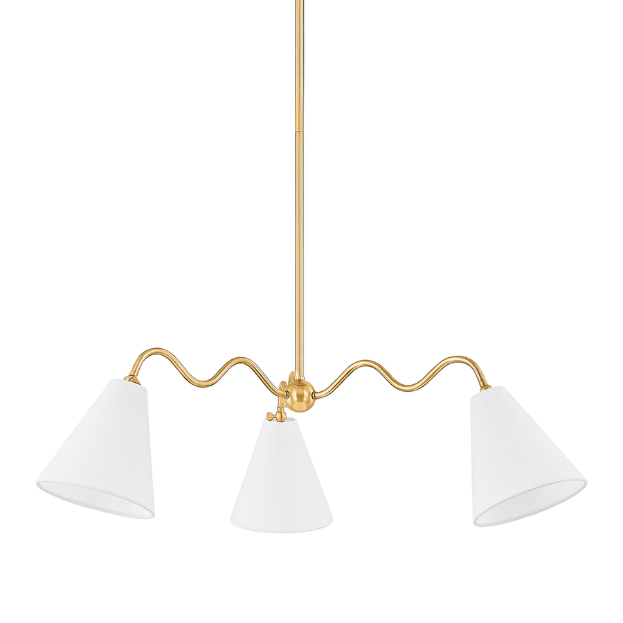 Chandeliers Onda Chandelier-Aged Brass
