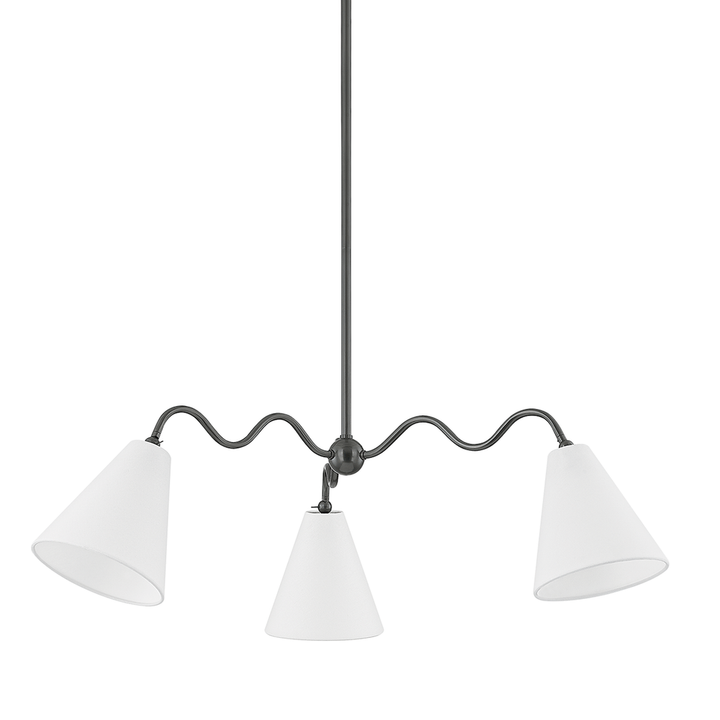 Chandeliers Onda Chandelier-Old Bronze