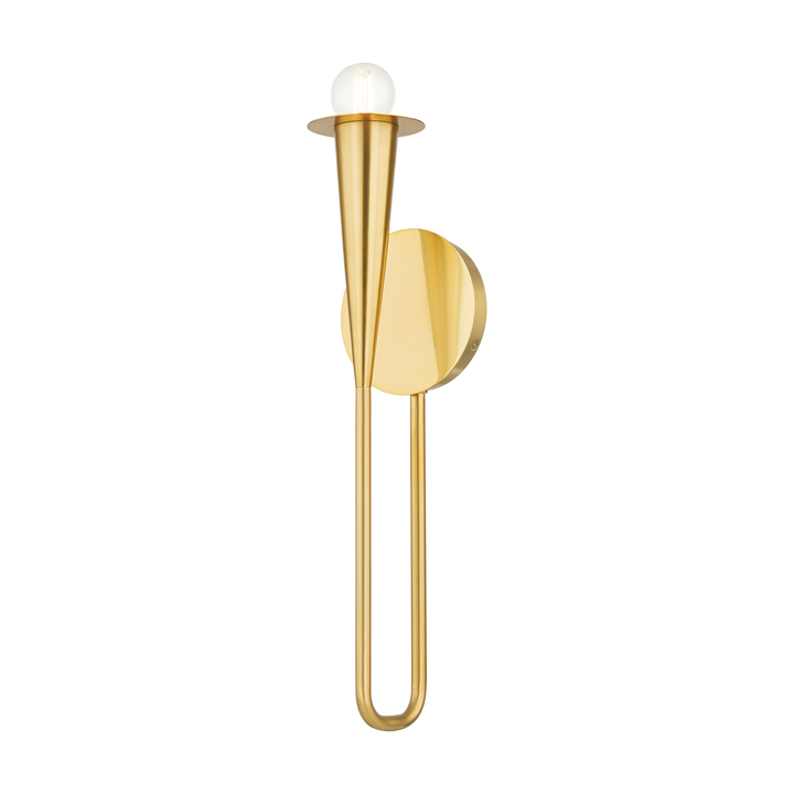 Danna Wall Sconce-Mitzi-HVL-H791101-AGB-Outdoor Wall SconcesAged Brass-1-France and Son