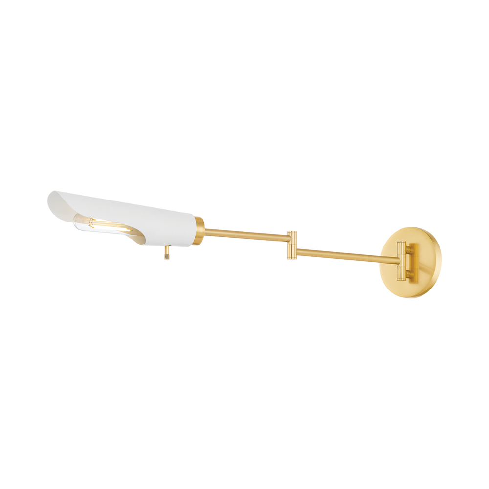 HARPERROSE Wall Sconce-Mitzi-HVL-H828101-AGB/SWH-Wall Lighting-2-France and Son