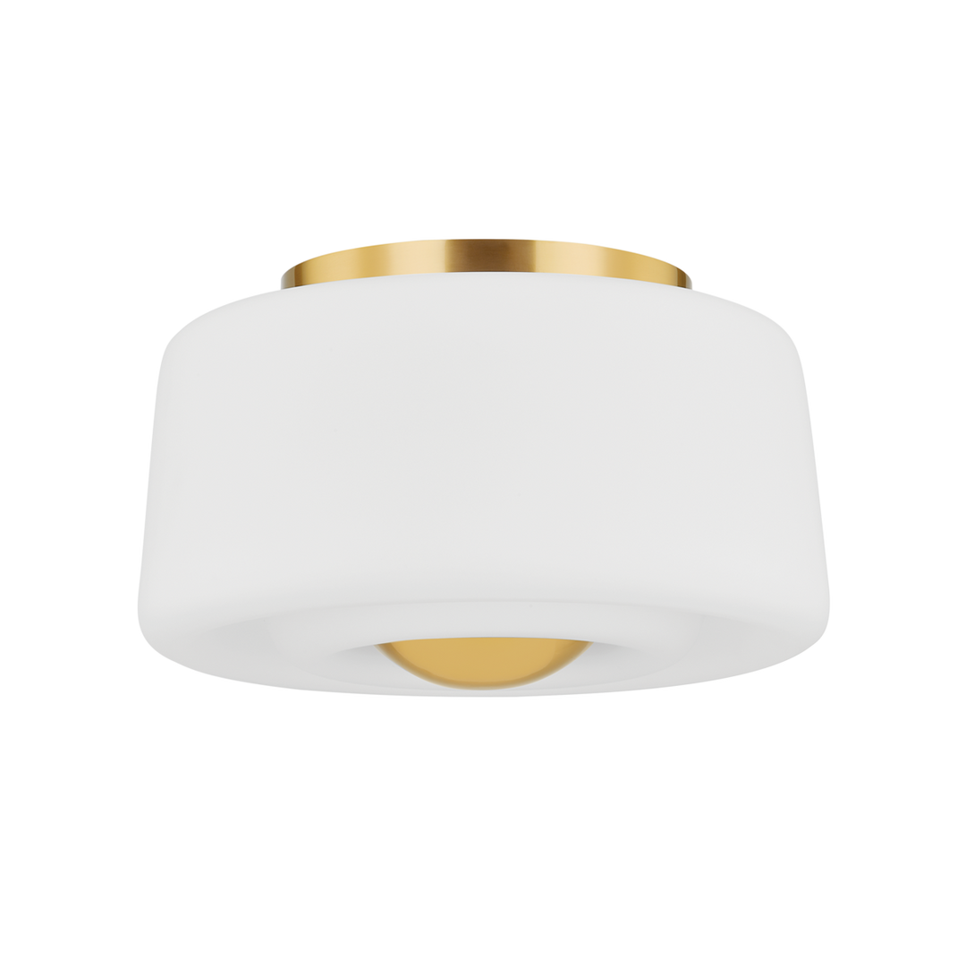 CIELA Flush Mount-Mitzi-HVL-H837502-AGB-Flush MountsAged Brass-2-France and Son