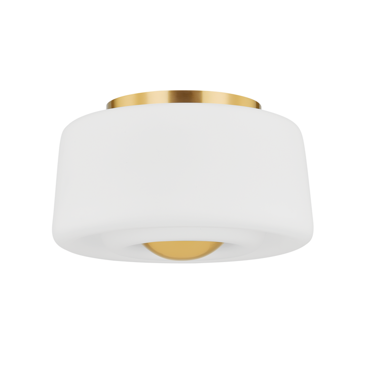 CIELA Flush Mount-Mitzi-HVL-H837502-AGB-Flush MountsAged Brass-2-France and Son