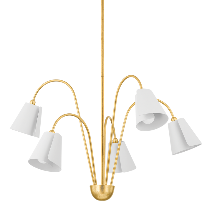 LILA Chandelier-Mitzi-HVL-H852805-GL/TWH-Chandeliers-5-France and Son