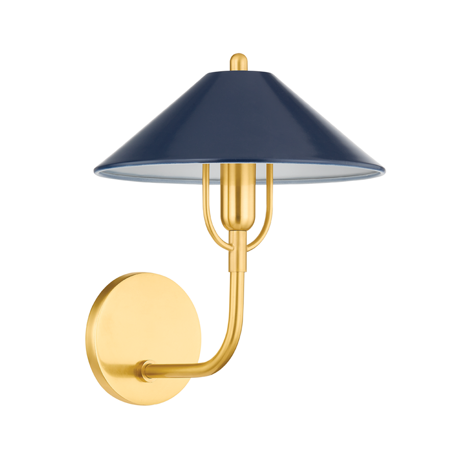 Mariel Wall Sconce-Mitzi-HVL-H866101-AGB/SNY-Wall LightingNavy-1-France and Son