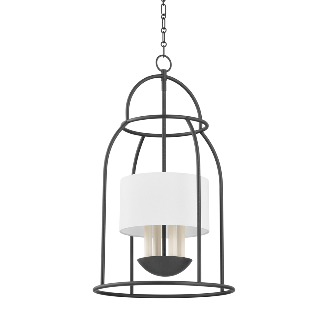 Delia Lantern-Mitzi-HVL-H871704-AI-PendantsAged Iron-4 Light-2-France and Son