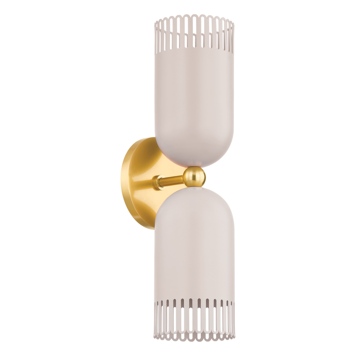 Liba Wall Sconce-Mitzi-HVL-H884102-AGB/SPG-Outdoor Wall Sconces-1-France and Son