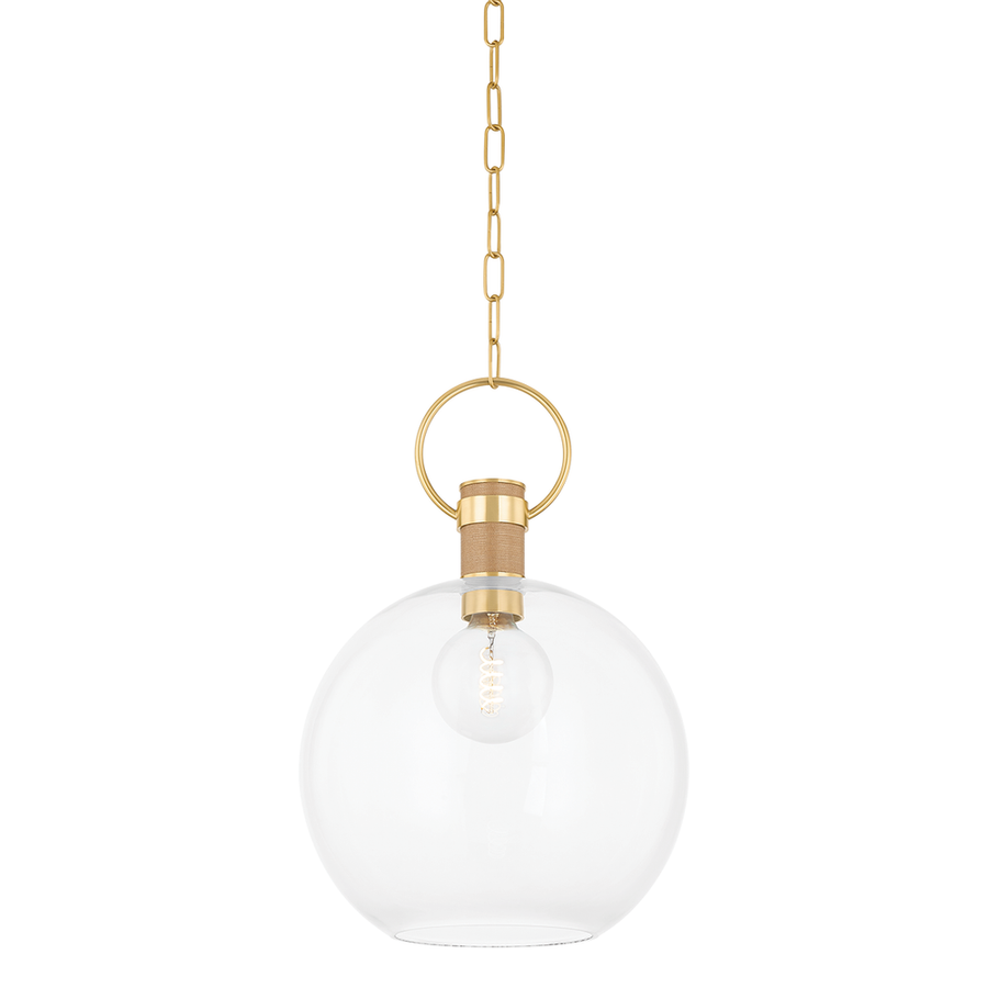 Pendants Catrine Pendant-Aged Brass