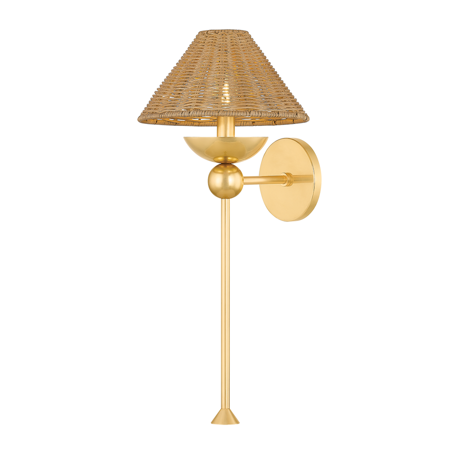 Wall Lighting Perilla Wall Sconce-Aged Brass