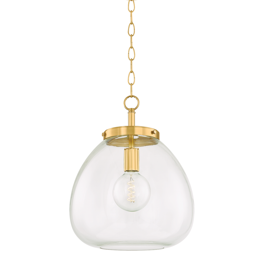 Pendants Della Pendant-Aged Brass
