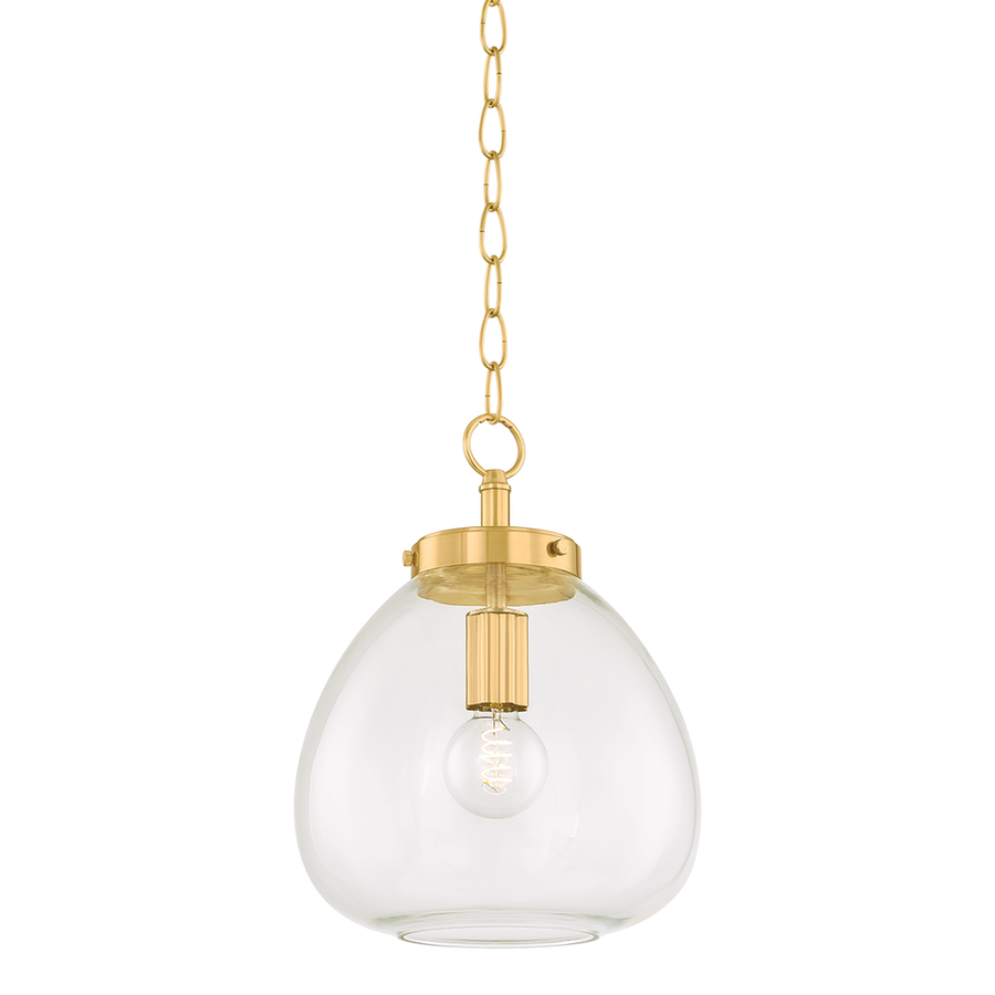 Pendants Della Pendant-Aged Brass