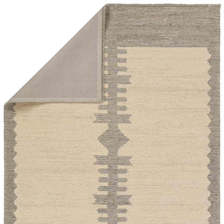 Jaipur Living Fazia Handmade Abstract White/Gray Area Rug (10'X14' Rectangle)