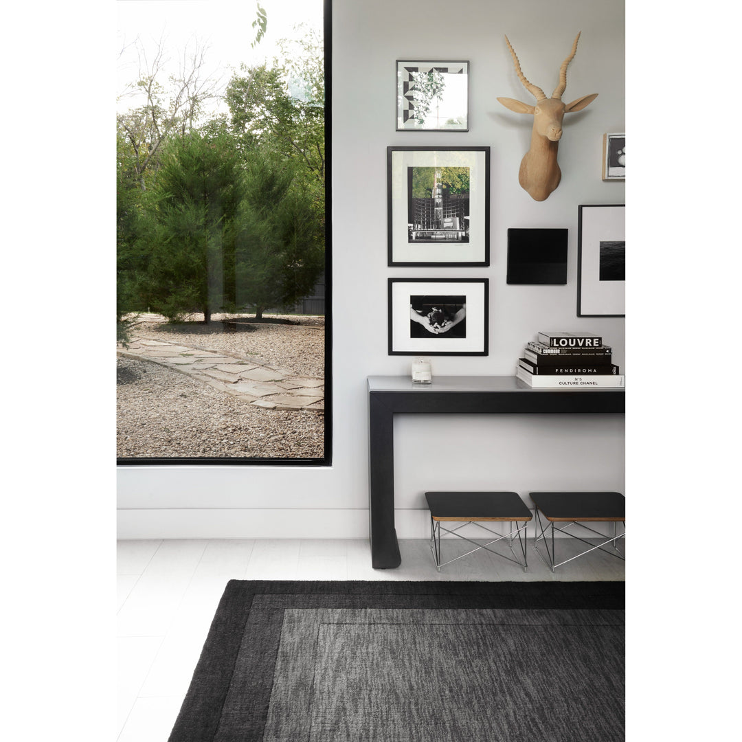 Loloi Hamilton Grey / Charcoal 18" x 18" Sample Rug