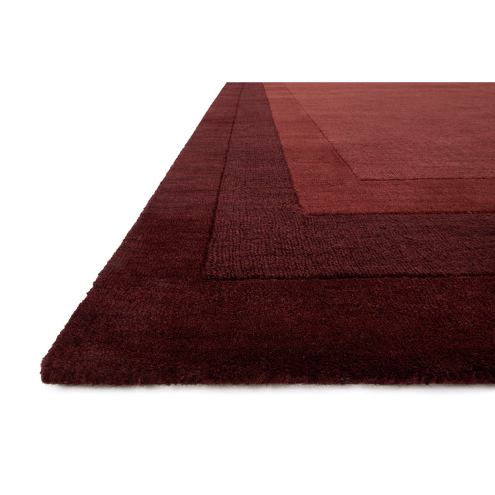 Loloi Hamilton Red 18" x 18" Sample Rug