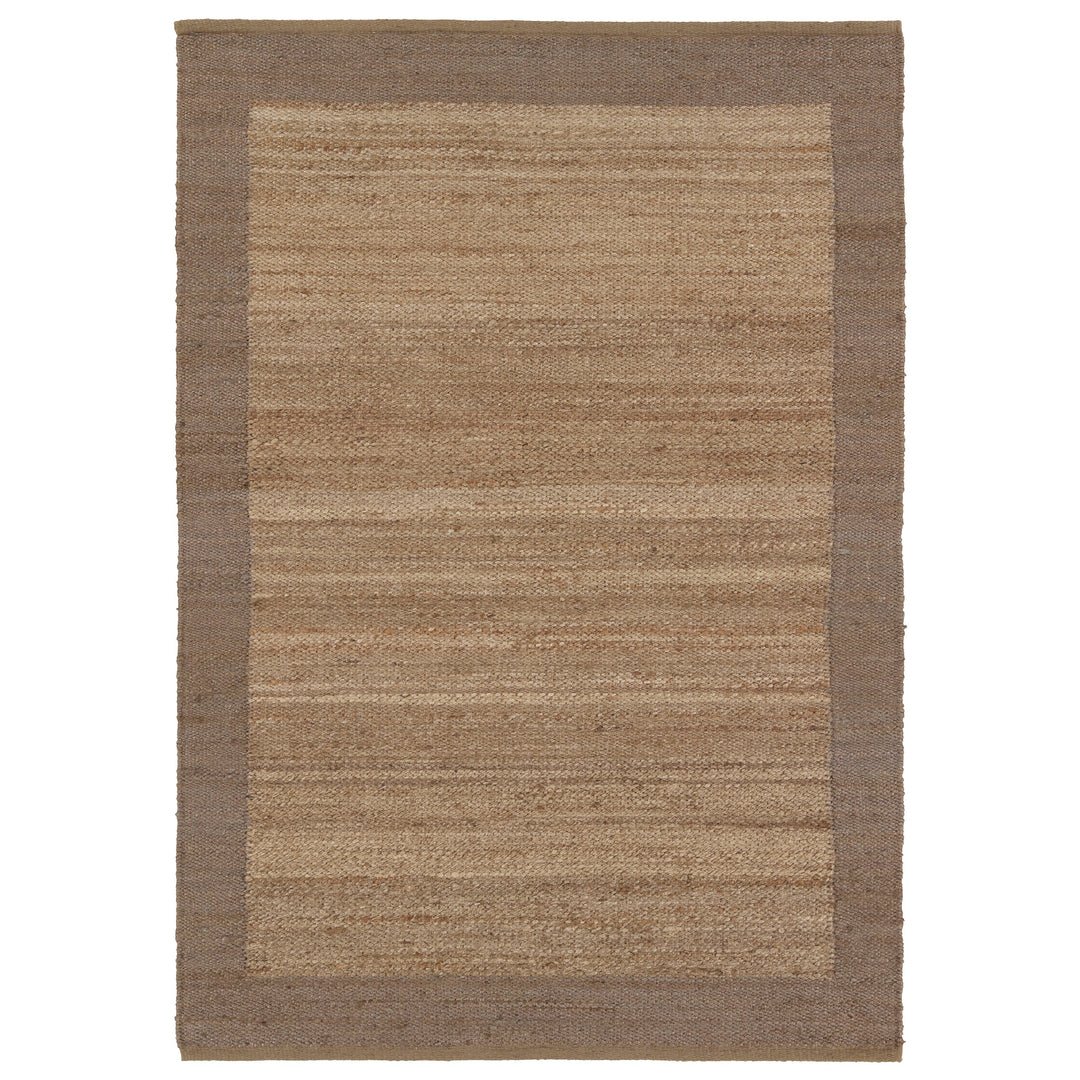 Jaipur Living Query Handmade Bordered Brown Area Rug (5'X8')